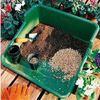 Green Garden Tidy Potting Tray Portable Greenhouse Table Tidy Tray 61x55x20cm - Green