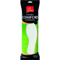 Extra Comfort Foam Shoe Insoles 1 Pair Unisex Insoles For Shoes Boots Trainers - White