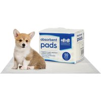 Disposable Puppy Training Pads - 32.5cm x 45cm - White / 50