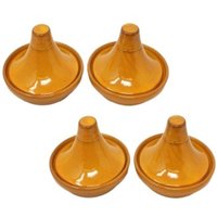 Selena Hand Dipped Glaze Mini Tagine Dish Set - Orange