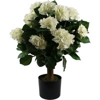 Luxury Flowering Artificial Trees - 70cm White Hydrangea / 70cm / 50cm