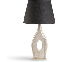 Sculptural Table Lamp with Shade - White