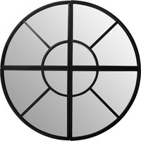 Lidia 3D Effect Rectangular Wall Mirror - Black