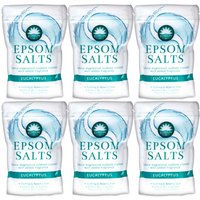 Elysium Spa Natural Epsom Salt Original 450g - Pack of 3 - Green / 2808g