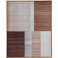 Umbora Hand Painted Canvas in Frame - Wood - L3 x W80 x H100 cm - Multi-Coloured