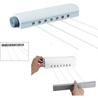 Automatic Retractable Washing Line - white