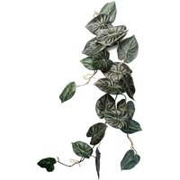 Artificial Hanging Trailing Plant Alocasia Dragon Dark - Green