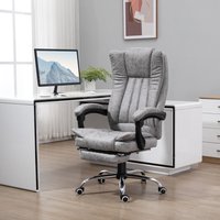 Vinsetto Massage Office Chair 6 Point - Grey