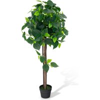 Artificial Hydrangea Tree Fake Potted Silk Tree - Green