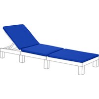 Keter Allibert Daytona Sun Lounger Cushion Replacement - Blue