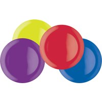 Colourworks Set of 4 Dinner Plates Melamine 28 cm - Red