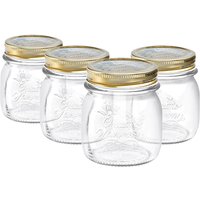Quattro Stagioni Glass Storage Jar - 250ml - Clear / 4