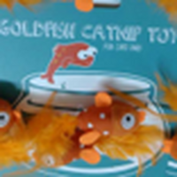 Goldfish Catnip Toy - Orange