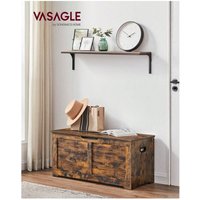VASAGLE Shoe Bench Storage Chest - Bronze