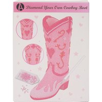 Diamond Your Own Cowboy Boot Kit - Pink