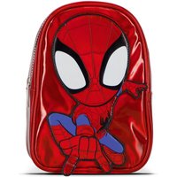 MARVEL COMICS Spider-Man MP581388SPN 3D Shiny Mini Backpack - Red/Black