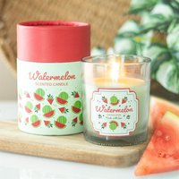 Sweet Watermelon Bliss Candle - White