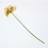 Artificial Stem of Yellow Hydrangea Flowers, 60 cm - Yellow