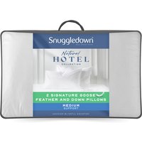 Snuggledown Hotel Goose Feather Down Pillow - White / 2
