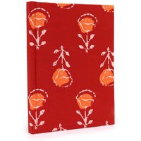 Cotton Bound Notebooks 96 pages Roses - Red