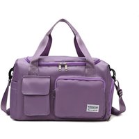 Large Foldable Gym or Travel Duffle Bag - Purple