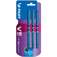 Pilot, Pack of Three Pilot V5 Hi-Tecpoint Liquid Ink Blue Pilot, Pack of Three Pilot V5 Hi-Tecpoint Liquid Ink Blue