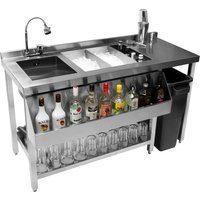 Cocktail Bar Station - Silver