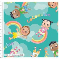 Craft Cotton Co at Supercrafts, Cocomelon Cotton Kids Fabric - Multi Craft Cotton Co at Supercrafts, Cocomelon Cotton Kids Fabric - Multi