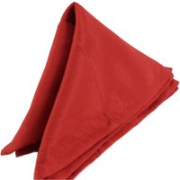Cotton Polyester Dinning Table Napkins - Maroon / 10