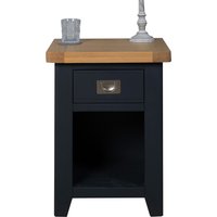 Dark Blue Bedside Cabinet - Blue