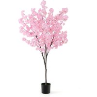190cm Tall Artificial Cherry Blossom Tree - Pink
