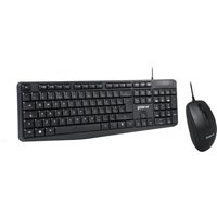 Wired Full Size Keyboard and Mouse Set - Black - Black