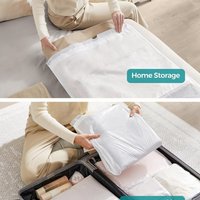 Drawstring Bin Bags for 4-5.3 Gallon Rubbish Bins, Pre-Separated - White / 120