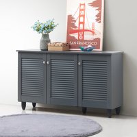 Essentials Shoe Cabinet - Grey / 114cm