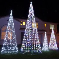 Outdoor Metal LED Christmas Tree - Warm White / 305cm