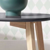 Malme Extra Large Side Table in Storm Grey - Dark Grey