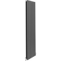 Designer Flat Panel Radiators Anthracite Grey 1600mm x 420mm - Anthracite Grey