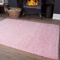 Soft Value Shaggy Rug - Baby Pink / 190 x 133cm