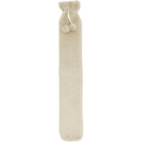 Plush Fur Thermal cover Hot Water Bottle - Natural