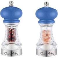 2pc Salt and Pepper Mill Set - Blue