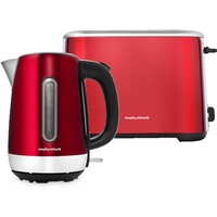 Morphy Richards Equip Kettle and Toaster Set - Red