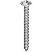 Unifix Self-Tapping Screws Pozi Flange Head 8G x 1.1/4" - Box of 1000 - Grey