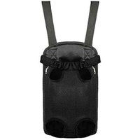 Portable Pet Chest Bag for Outdoor Use - Black / M
