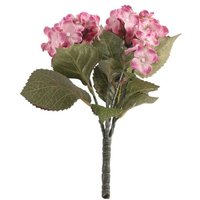 Artificial Hydrangea Bush 22 cm - Pink