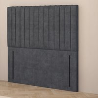 Verona Velvet 54" Floor Standing Upholstered Headboard - Charcoal / King