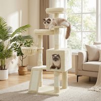 Feandrea Summer Sand Cat Tree, 136cm - Summer Sand