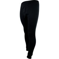 Mens Thermal Super Soft & Warm Long Johns Bottoms - Black / Medium