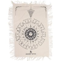 Ancient Witch Sun Face Pendulum Divination Cloth Natural Black - Black