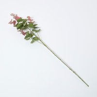 Homescapes Faux Blush Eucalyptus Spray, 85cm in Green