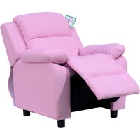 HOMCOM Children Recliner Armchair - Pink